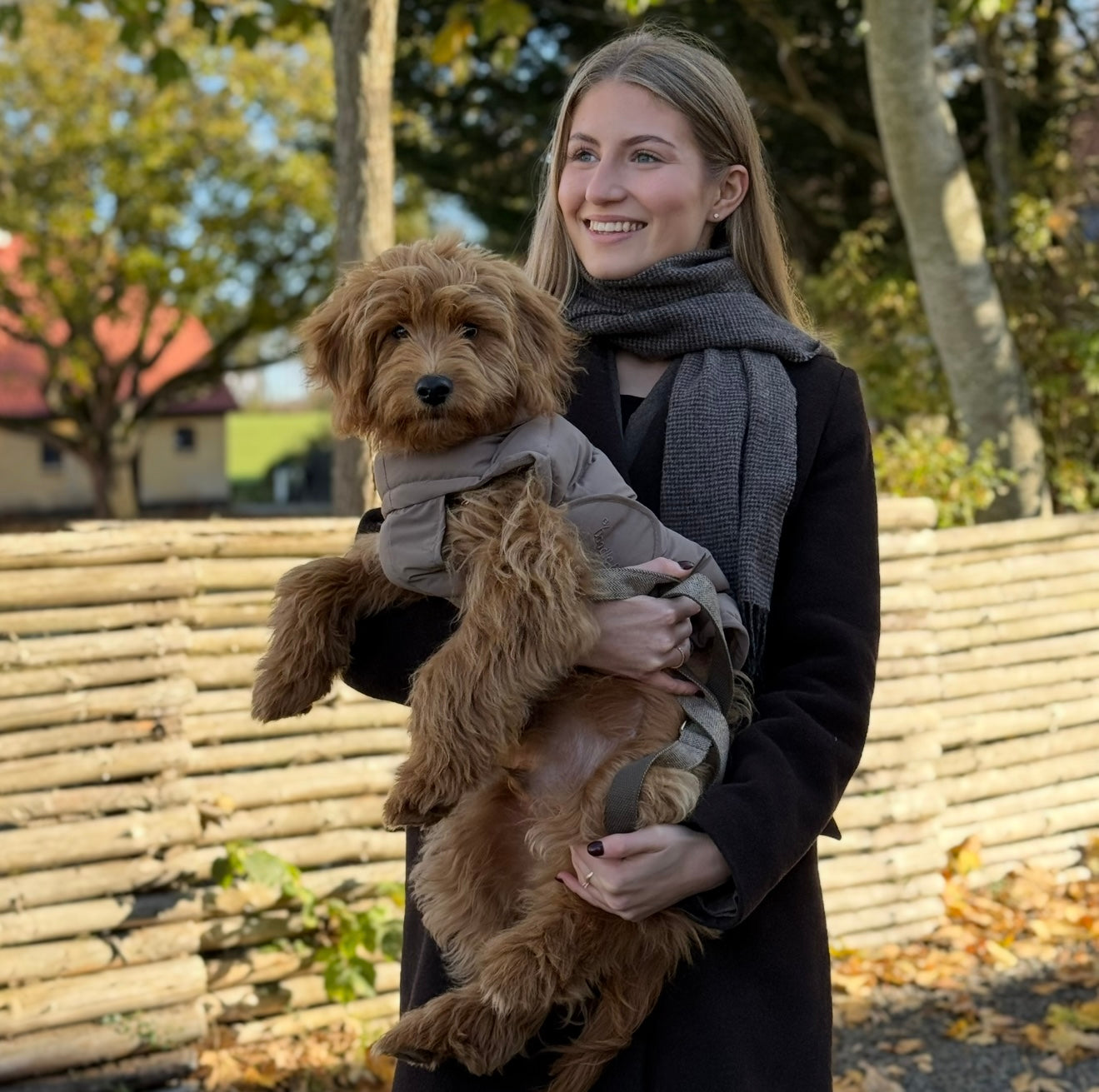 BY DOODLE DOGS EVA HUNDJACKA VINTER / Brun / Förhandsbeställning vecka 44