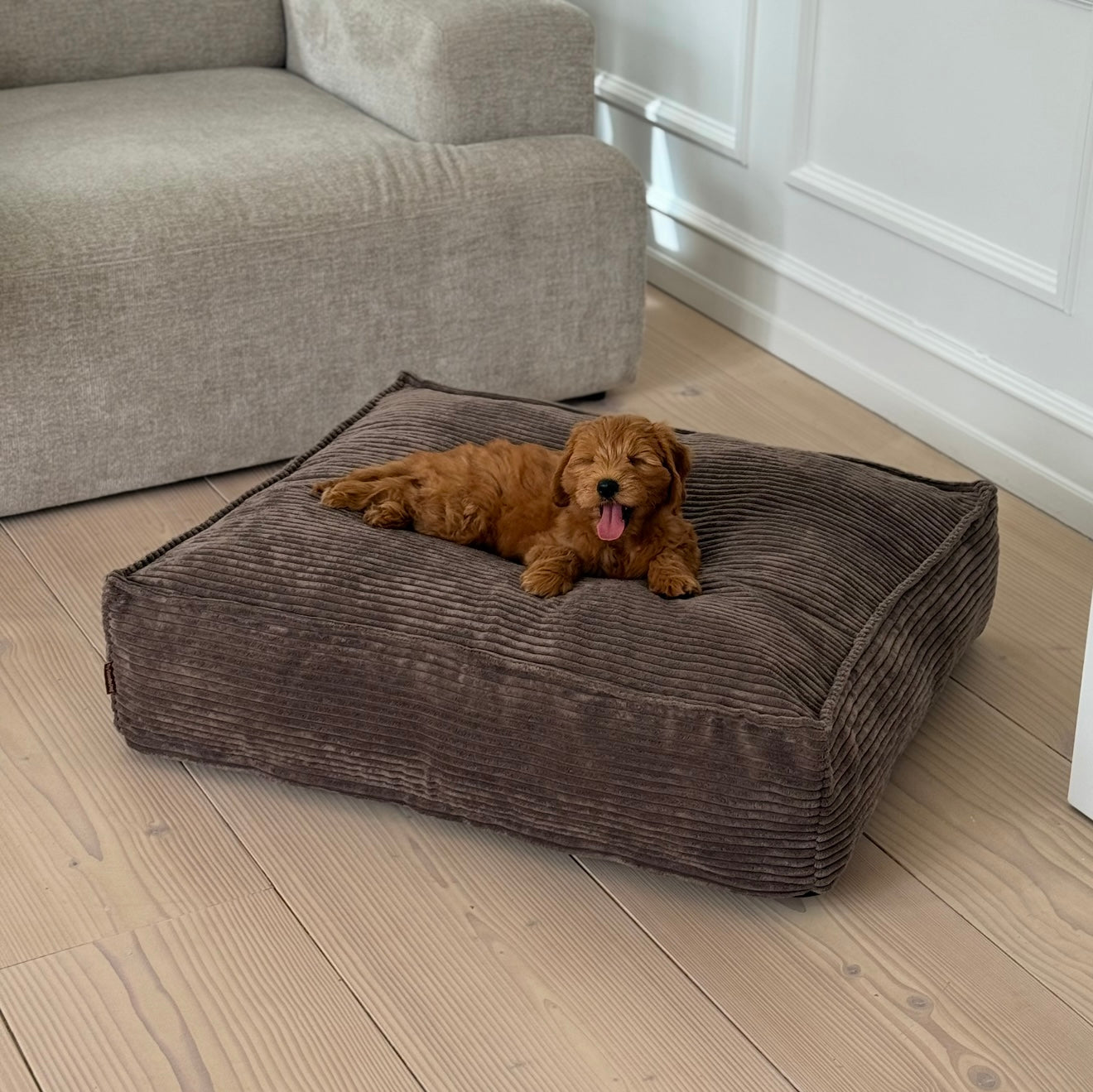 Frede hundbädden / Mörk brun