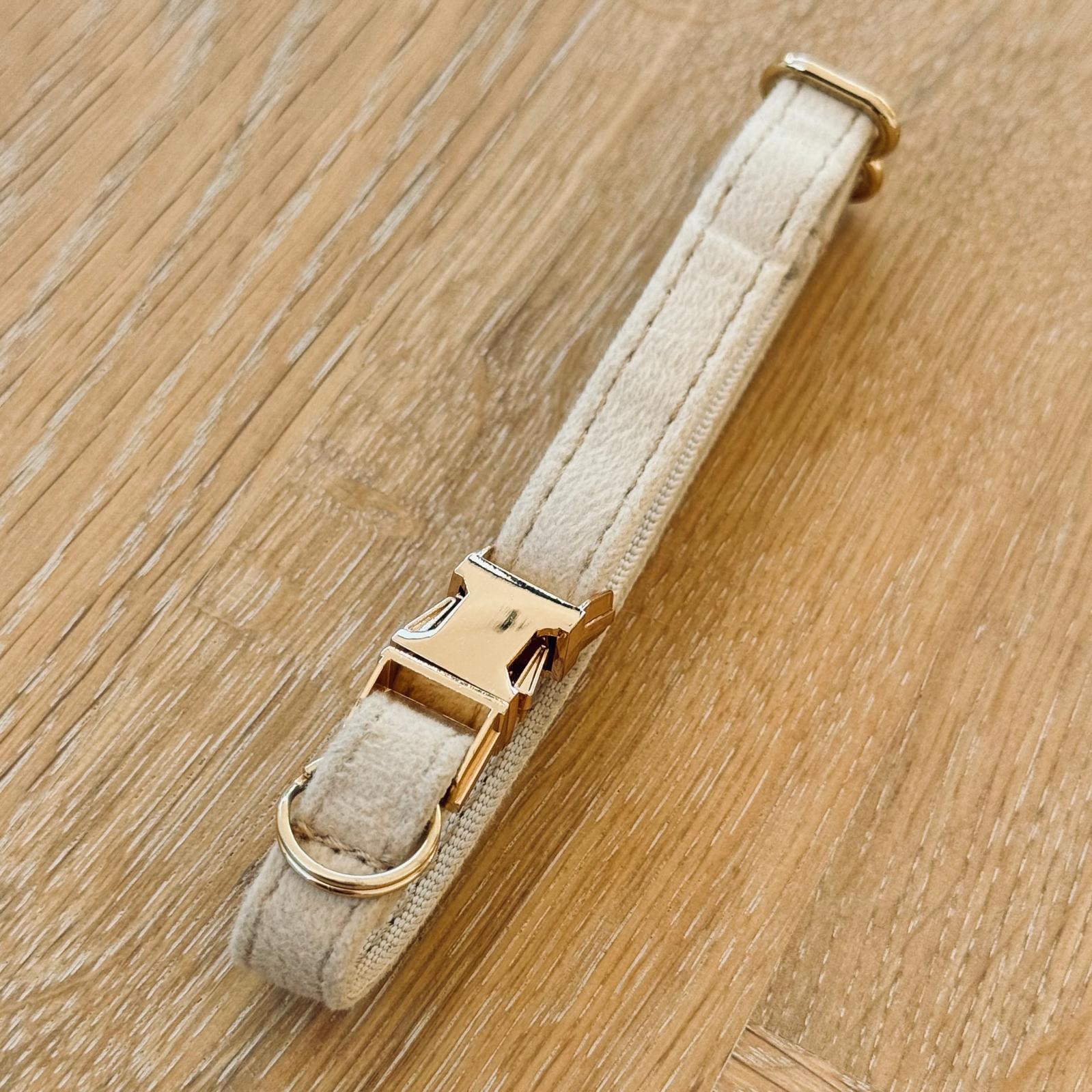 Hundhalsband  Ella - Beige